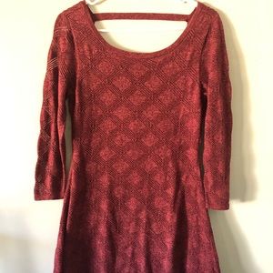 Maroon American Eagle sweater dress size Medium